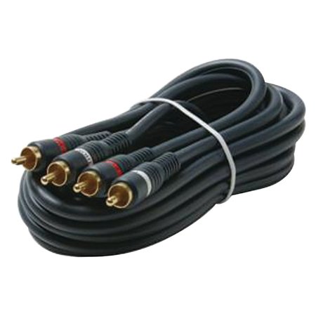 STEREN Dual 6 ft. RCA Stereo Cables 254-215BL